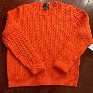 XL Vintage Ralph Lauren Cable Knit Sweater, NWT